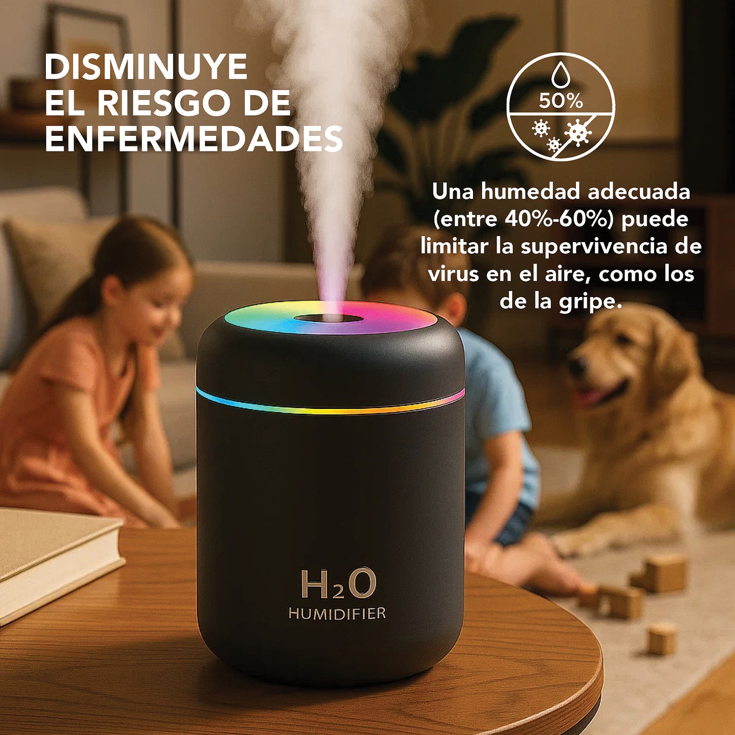 Humidificador Esencia Purificador Aire