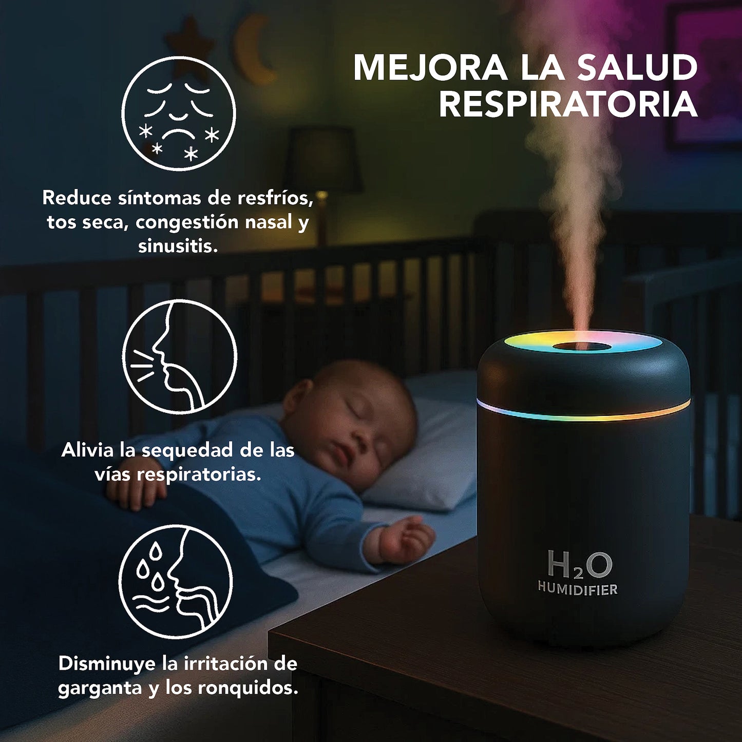 Humidificador Esencia Purificador Aire