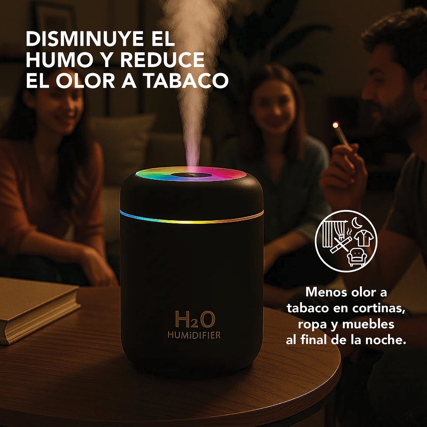 Humidificador Esencia Purificador Aire